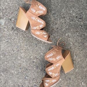 Brown Boho Charlotte Russe Booties